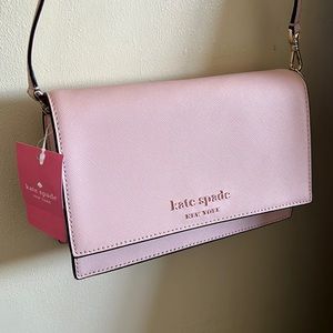 NWT Kate Spade Cameron Monotone Pink Convertible Crossbody Purse